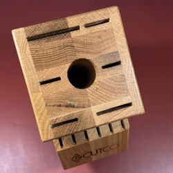 CUTCO 13 SLOTS GALLEY SET WOODEN KNIFE BLOCK # 1744