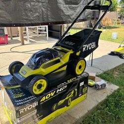 4th of July Savings 40V HP Brushless 20 in. Cordless Battery Walk Behind Push Lawn Mower with 6.0 Ah Battery and Charger 