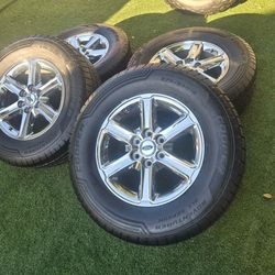 4 2025 FORD F150 RIMS&TIRES 18" $650 275/65R18
