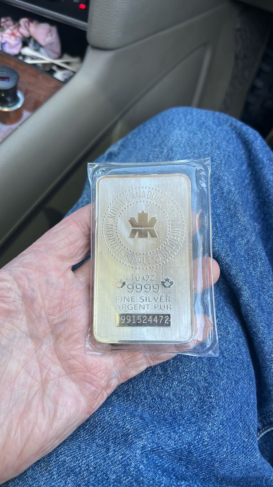Silver .999 10 Ounce Royal Canadian Mint $777.00 Each … I will adjust Up Or Down Spot Plus $10 $1 per Ounce over Spot
