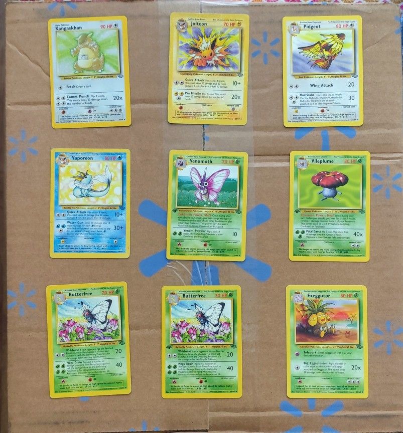 Pokemon Cards Lot (41 Cards, Jungle Set)