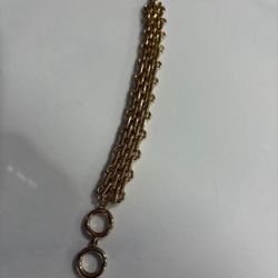 Gold plated bracelet