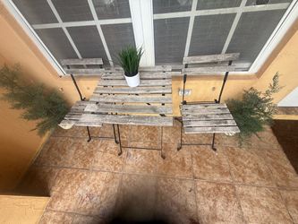 Table and chairs