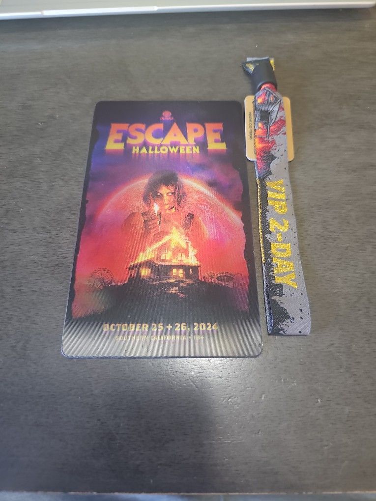 ESCAPE HALLOWEEN Saturday VIP WRISTBAND