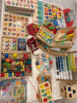 Melissa and Doug & other wood toys from other brands