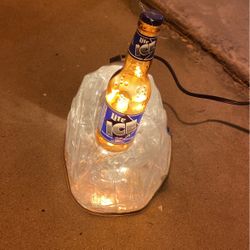 Vintage Lite Iced From Miller Bottled Chilled In Ice 