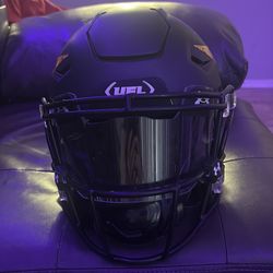 Brahmas REAL USED ufl  team helmet