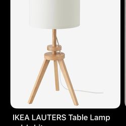 2 ikea lauter's table lamp