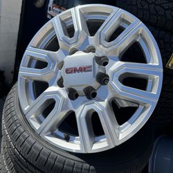 Set Of Rims 20” GMC OEM Wheels – 6 Lug – Like New 