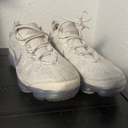 Nike Air VaporMax 2023 Flyknit Phantom Metallic Silver Wmn’s Sz 8 FD3148-002