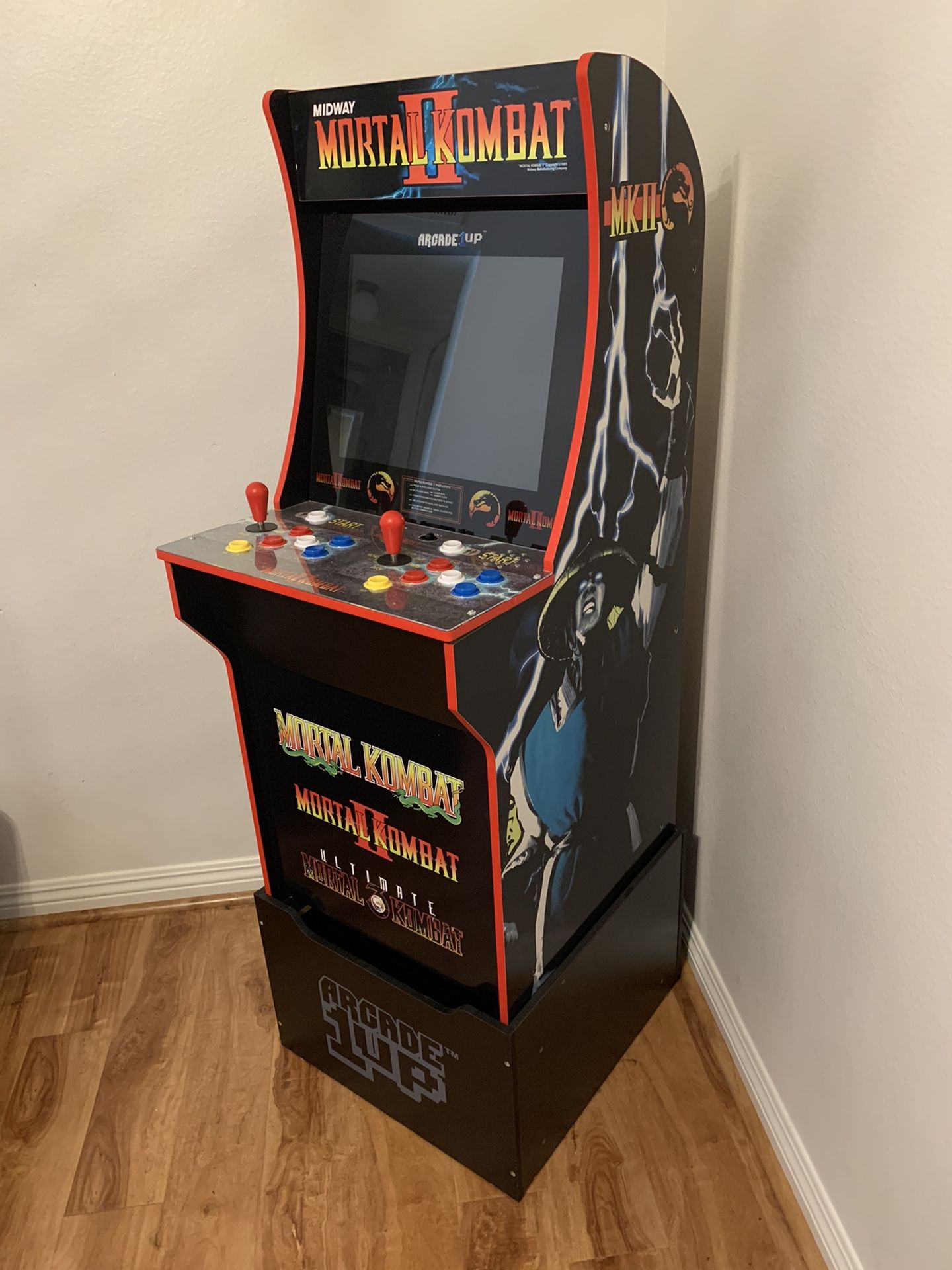 Mortal Kombat Arcade 1 UP With Riser