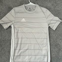Like New Boys Adidas Soccer Jersey/t-shirt 13-14
