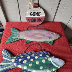 Gone Fishing Decorative Piece 