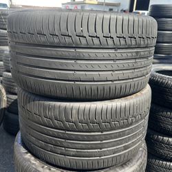 PAIR OF TIRE 315 30 22 CONTINENTAL 85% LIFE