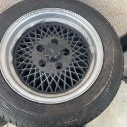 Rims And Tiers 205/60/R15 Took Them Of A BMW E12