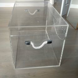 Acrylic Clear Treasure Chest 