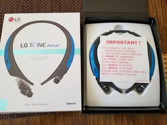 Brand New - LG Tone Active Bluetooth wireless headset earbuds