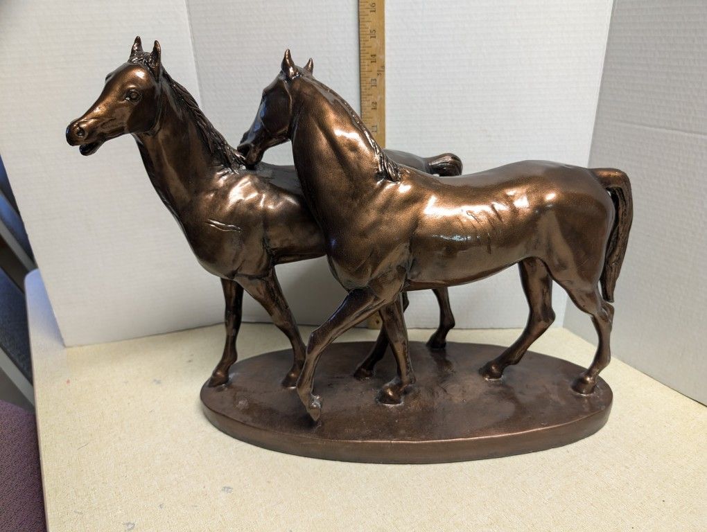 Ceramic Horses Statue
