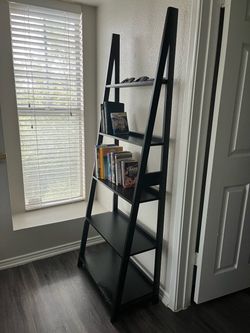 Black book shelf