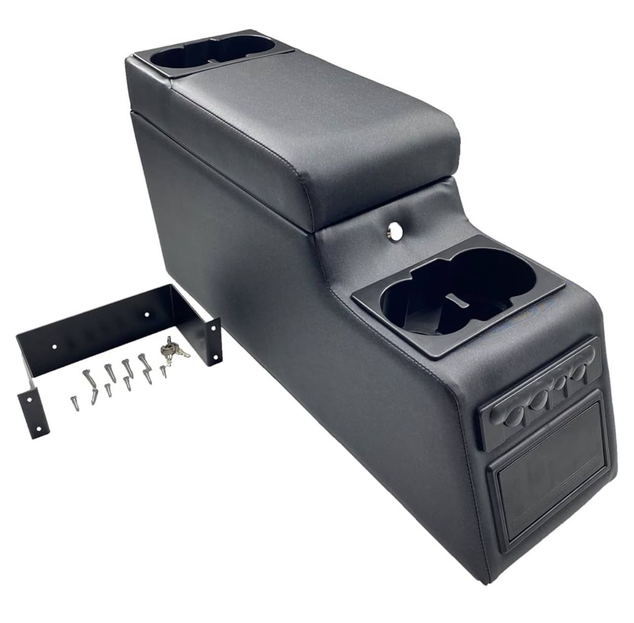 31515 Denim Black Deluxe Locking Center Console for Jeep CJ-5 1(contact info removed), CJ-7 1(contact info removed), Wrangler YJ 1(contact info remove