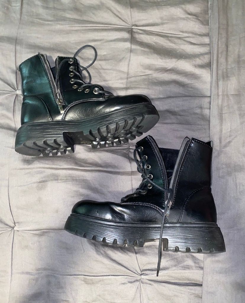 Black Combat Boots