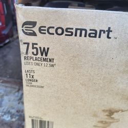 ecosmart
TM
75w
REPLACEMENT
USES ONLY 12.5wt
LASTS
11x
LONGER
THAN
INCANDESCENT