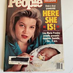 People Magazine:  Cover Lisa Marie Presley June 19, 1989 edition