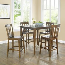 Barstool Height Table And 4 Chairs