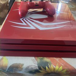 Limited Edition Spiderman PS4 Pro 230 OBO Works Perfectly 