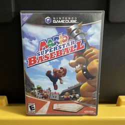 Mario Superstar Baseball for Nintendo GameCube video game console system Cube Superstars Bros Super