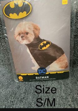 Halloween Batman Pet cape S/M