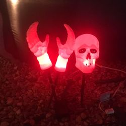 Halloween Lit Yard Stakes
