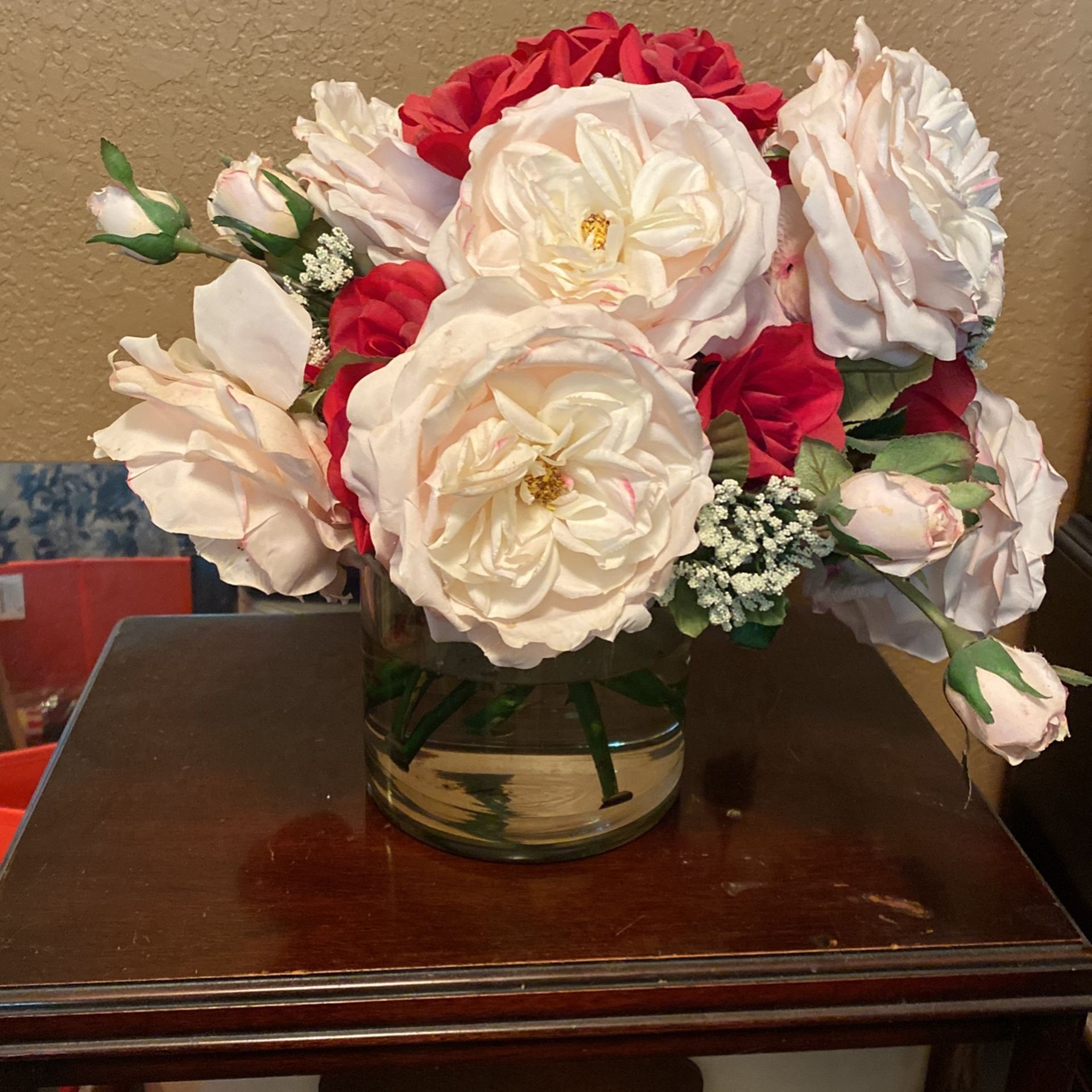 Silk Bouquet. 14 “ High By 13” Wide.