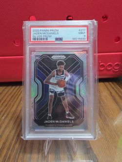 2020 Jaden McDaniels Silver Prizm Psa 9