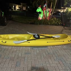 2 Person Kayak With Seats And Paddles - Excellent Condition 