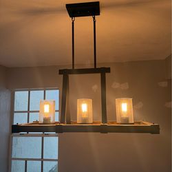 Farmhouse 3-Light Dining Room Chandelier