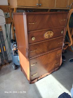 Art Deco Tall Boy dresser 1(contact info removed)'s