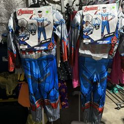 Avengers Captain America Halloween Costume 