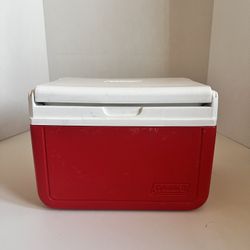 Coleman Red Cooler Lunch Box