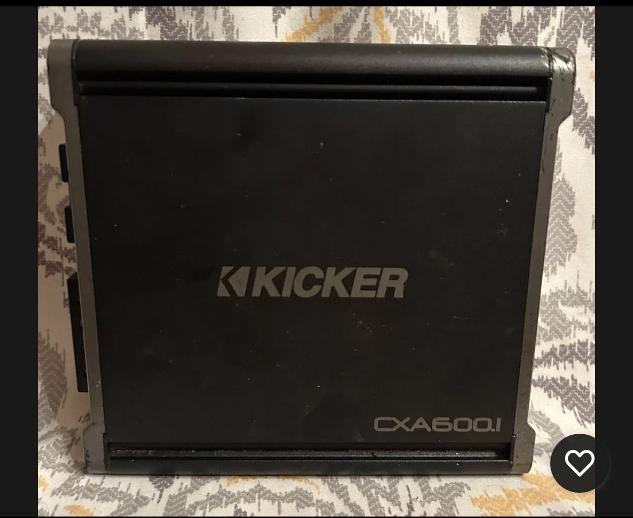 KICKER CX Series Class D Mono Amplifier - CXA6001