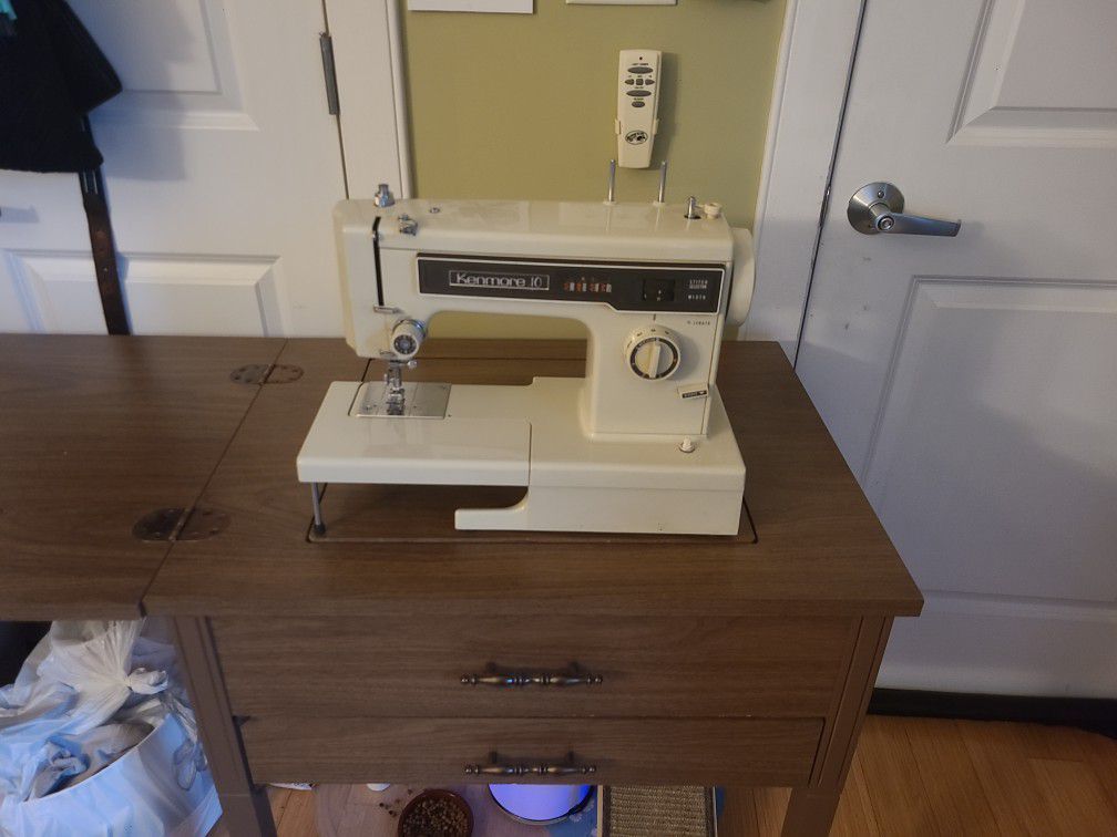 Vintage Foldout Sewing Table