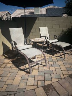5 piece outdoor patio set.