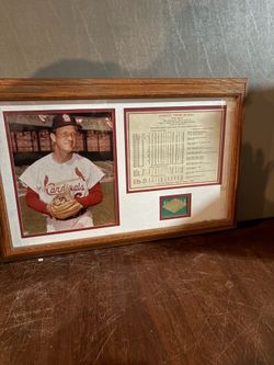 Stan Musial framed picture