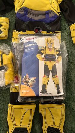 Transformers Bumblebee costume toddler 5T 6T Halloween costume