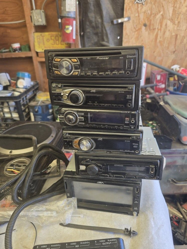 Car Stereos, Amps And Stereo System Etc..