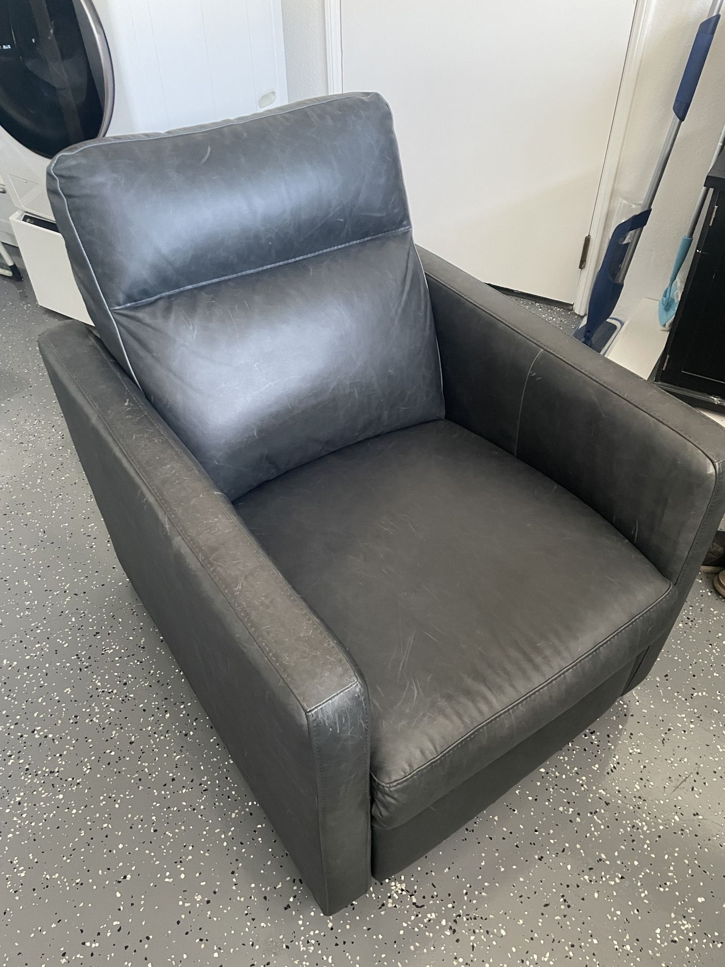 Power Leather Recliner Chair