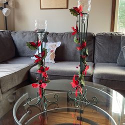 Tall Decorative Candle Holders Pair House Of Lloyd