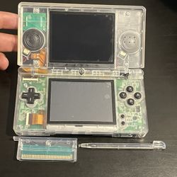 ValueDeluxe Custom Transparent BLACK EDITION Nintendo DS Lite System Hand held Gaming Console