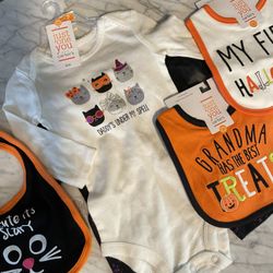 Baby Girl Halloween 6 Month Bundle
