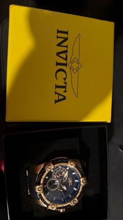 Invita men’s chronograph black watch